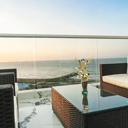 Cb1005 Lujosa Vista-mar Atardecer Hermoso Apartamento Cartagena