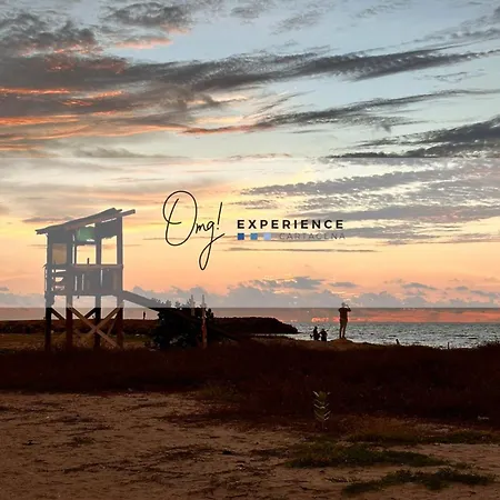 Cb1005 Lujosa Vista-mar Atardecer Hermoso